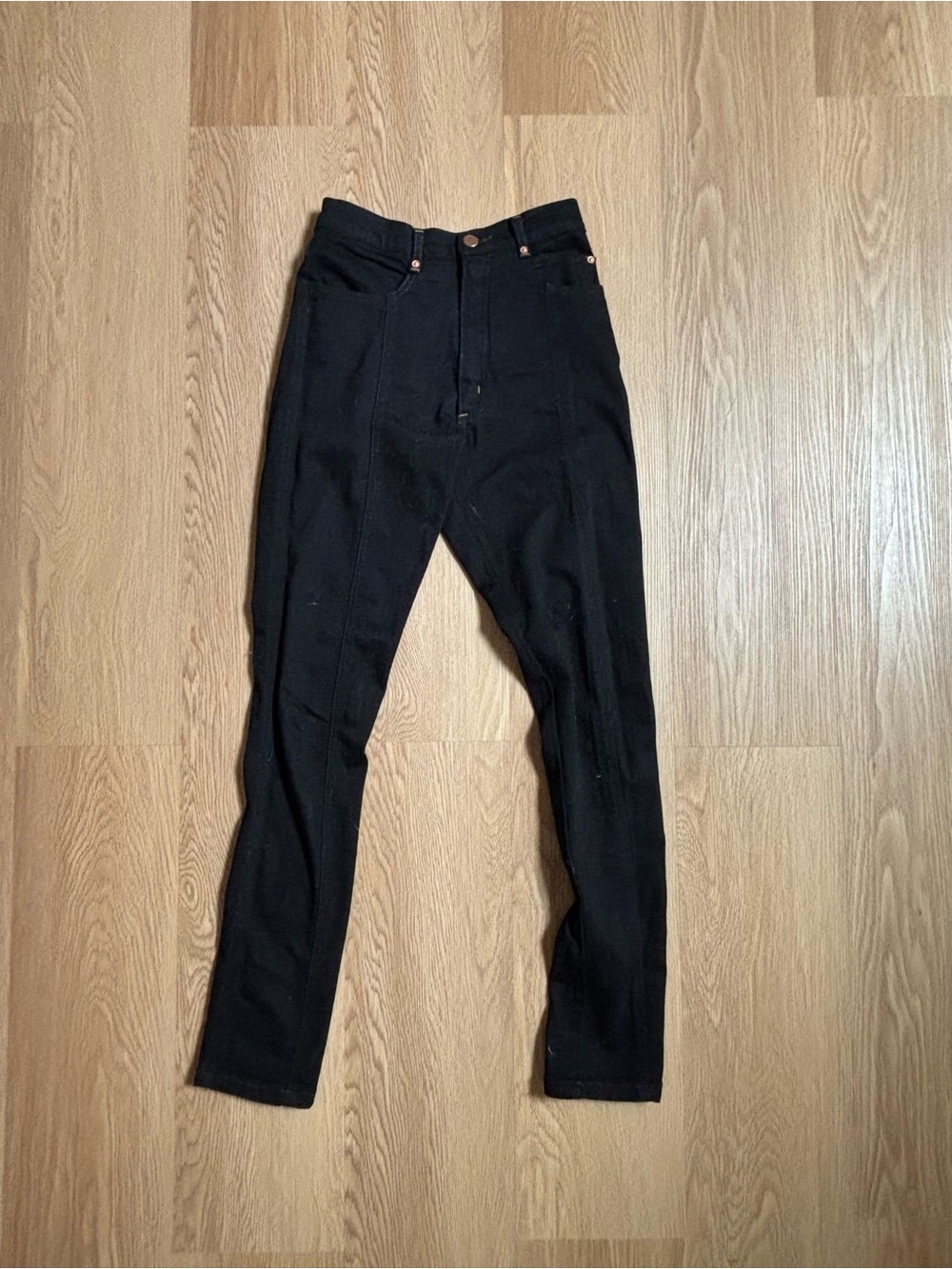 Judi Rosen vintage jeans skinny seam stretch Paige rag 26 ace Khaite Chloe anine
